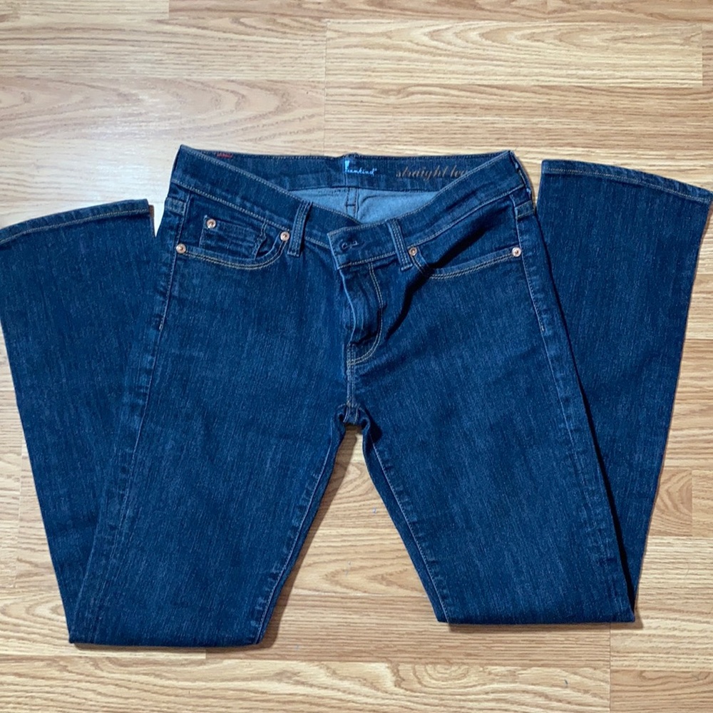 7 for all mankind straight leg size 27 jeans
